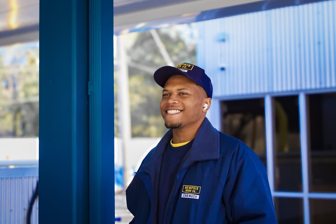 Cleaning staff doing meticulous detailed sanitization